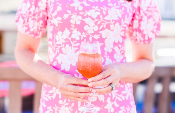 Spritz cocktail for Newport Ladies Book Club